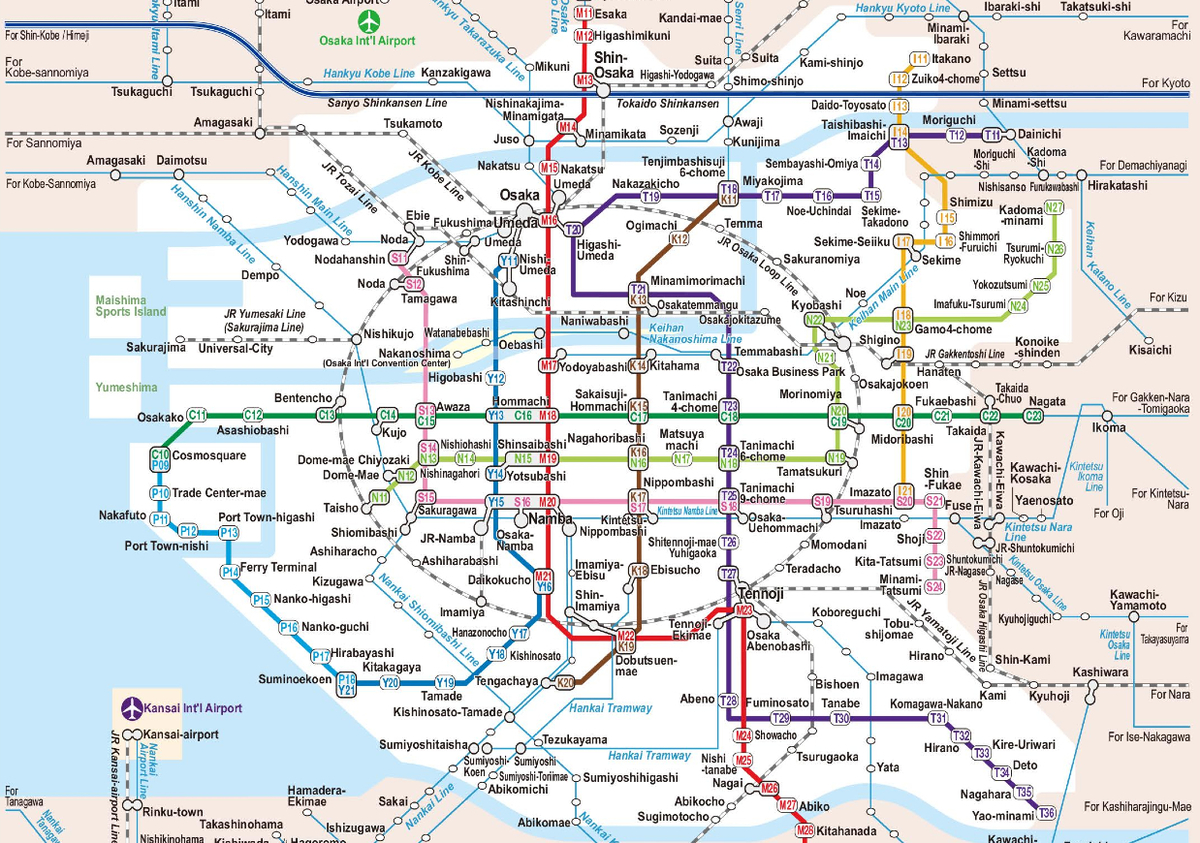 Osaka Train Map Osaka To Kyoto Bullet Train XEXIF